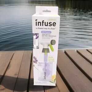 Infuse All Purpose Refillable Spray‎ Bottle Non Toxic Concentrate Lavender Lemon